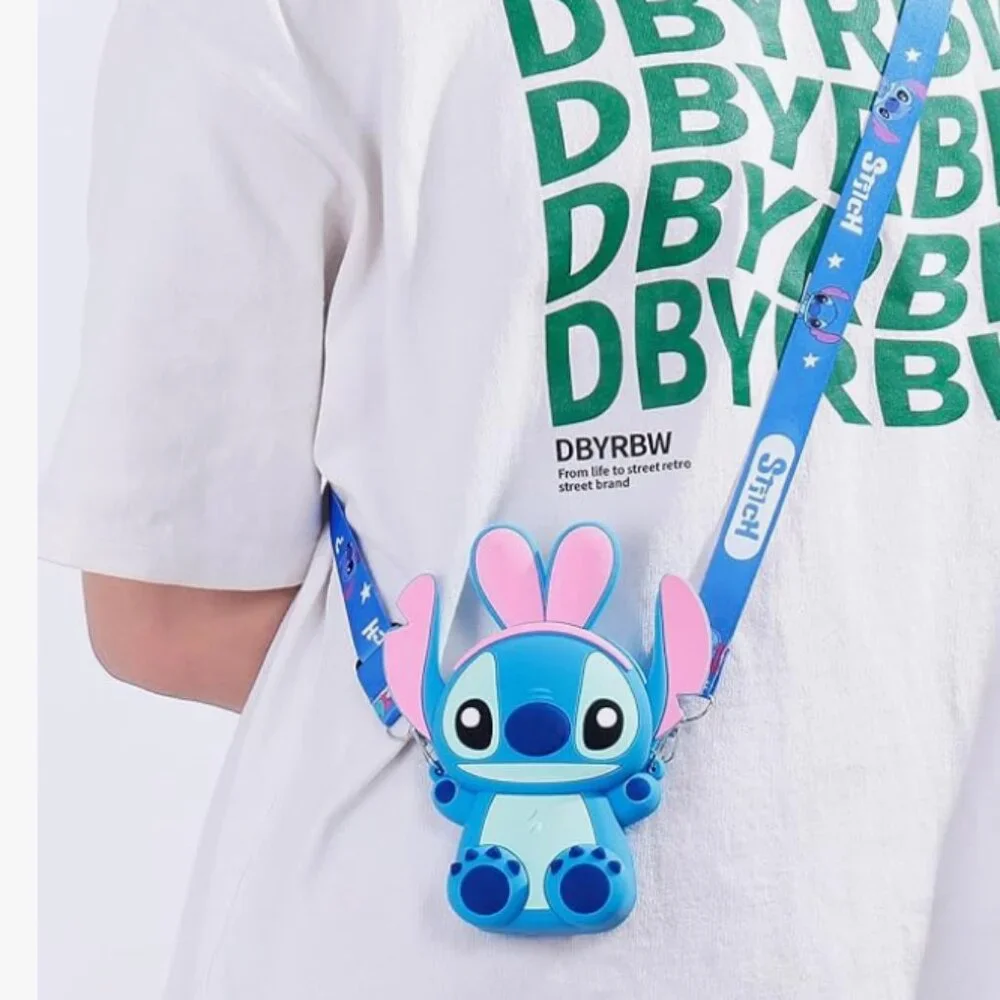 Disney Stitch Mimi Silicon Crossbody CUTE bag